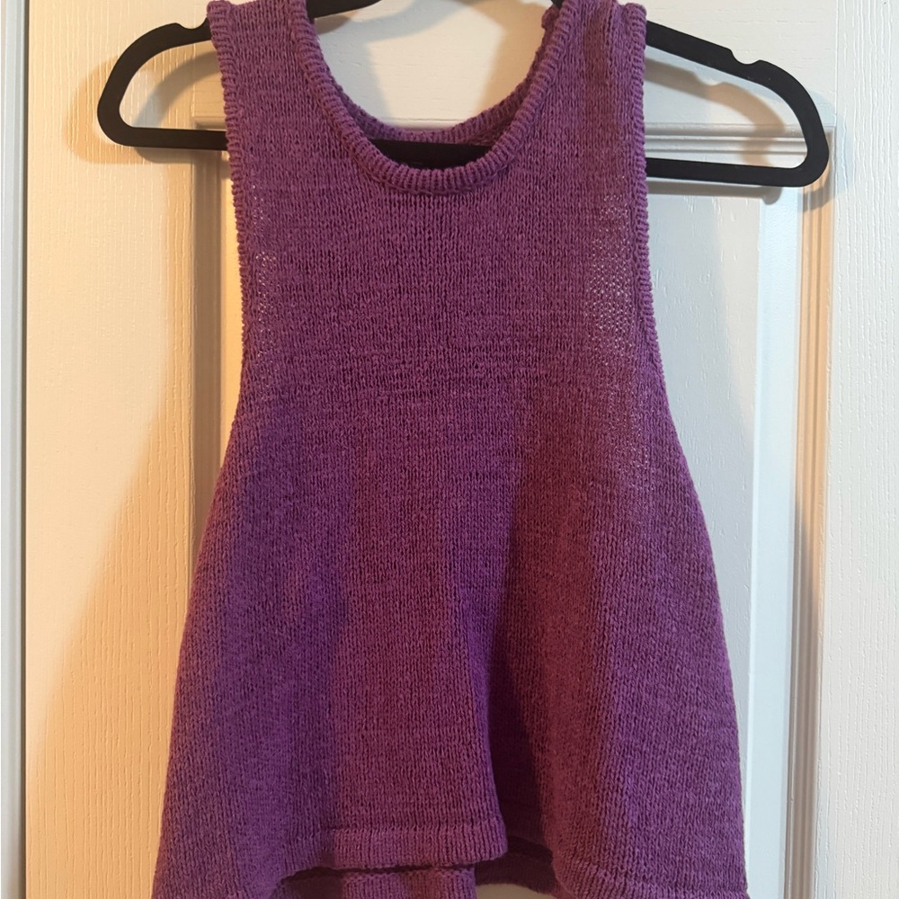 Lulu's Violet Knit Tank Top